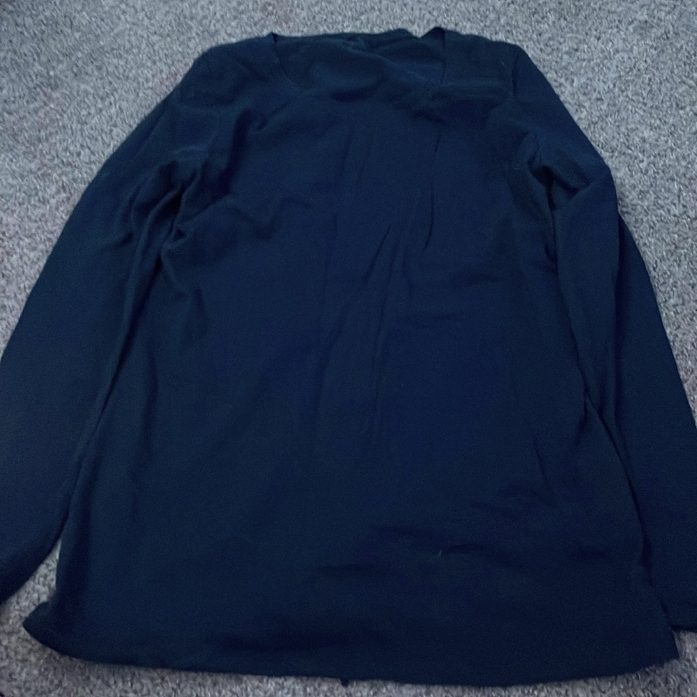 Blue long sleeve shirt